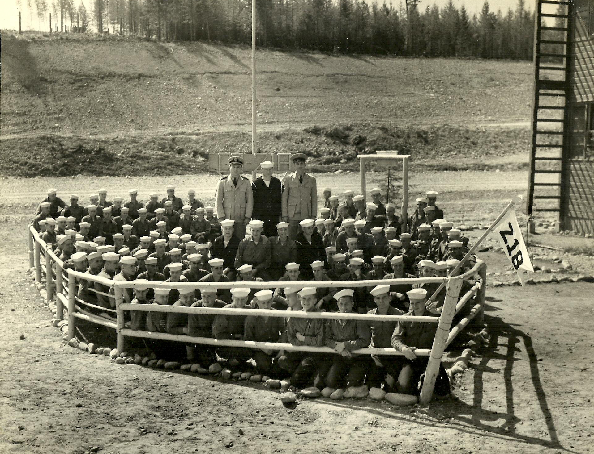 Farragut Naval Training Station, Idaho Class 218 ca. 1943. Image from the LCDR Julia Anna Muraresku (Bricker) Collection, USN Nurse Corps (1941-46).