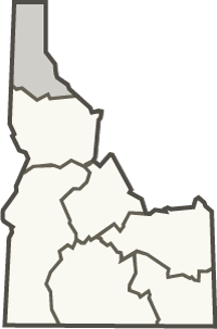 Panhandle region inset map