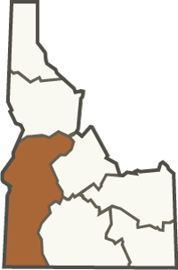 Southwest region inset map