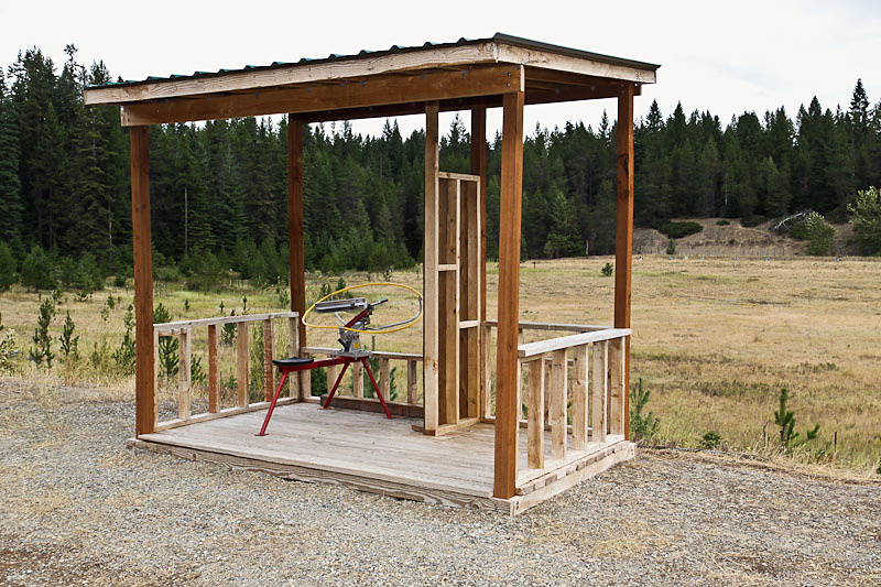 Farragut shooting range - clay target station