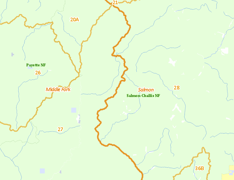 Map of Hunt Area