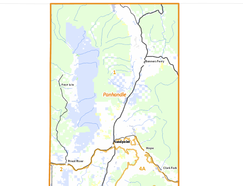 Map of Hunt Area