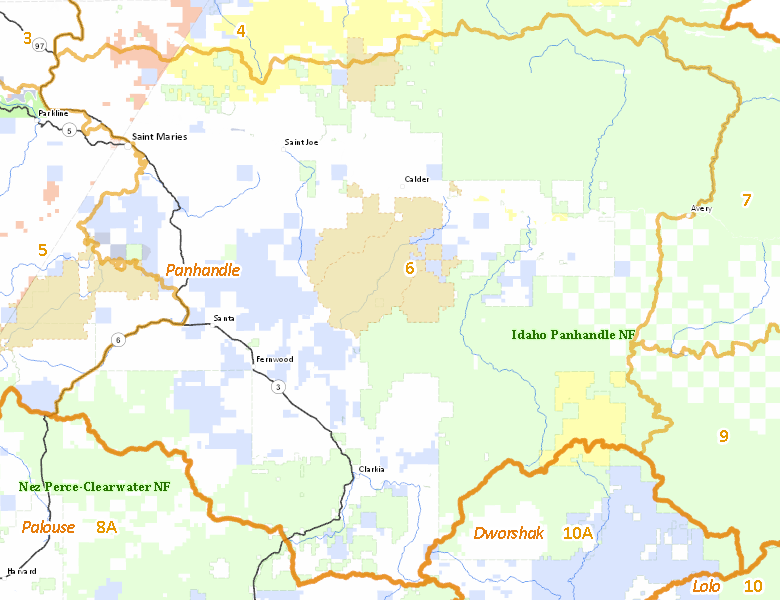 Map of Hunt Area
