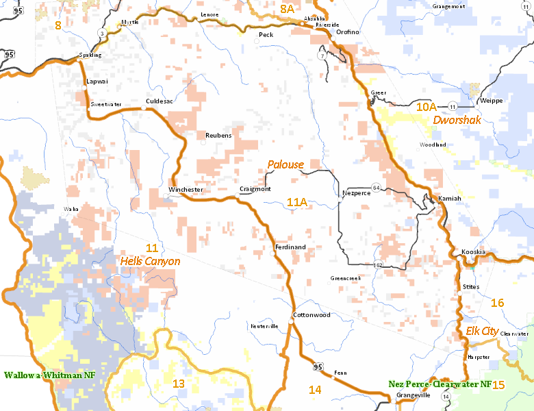 Map of Hunt Area