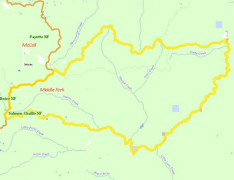 Map of Hunt Area