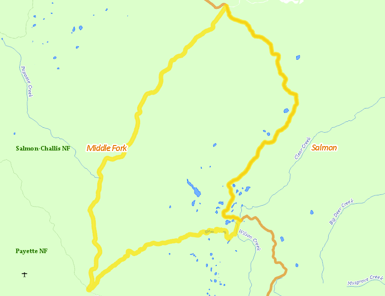 Map of Hunt Area