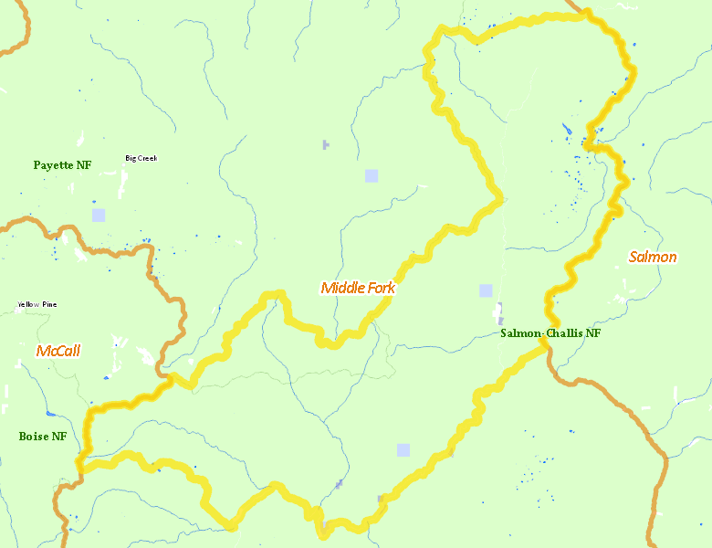 Map of Hunt Area