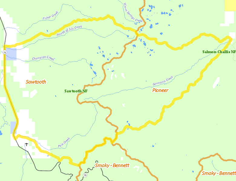 Map of Hunt Area
