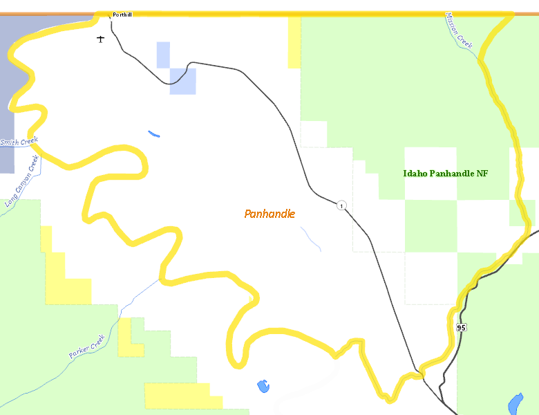 Map of Hunt Area