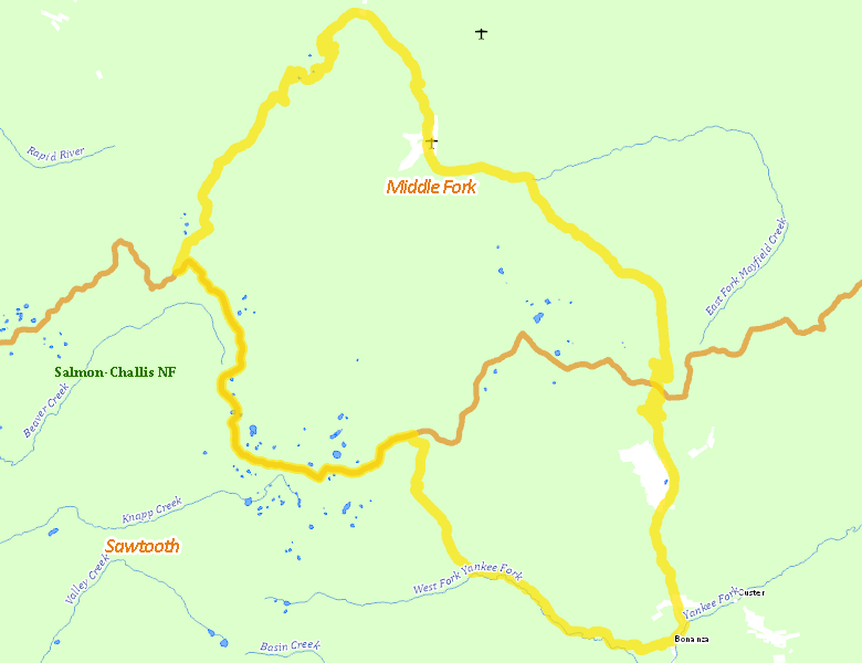 Map of Hunt Area