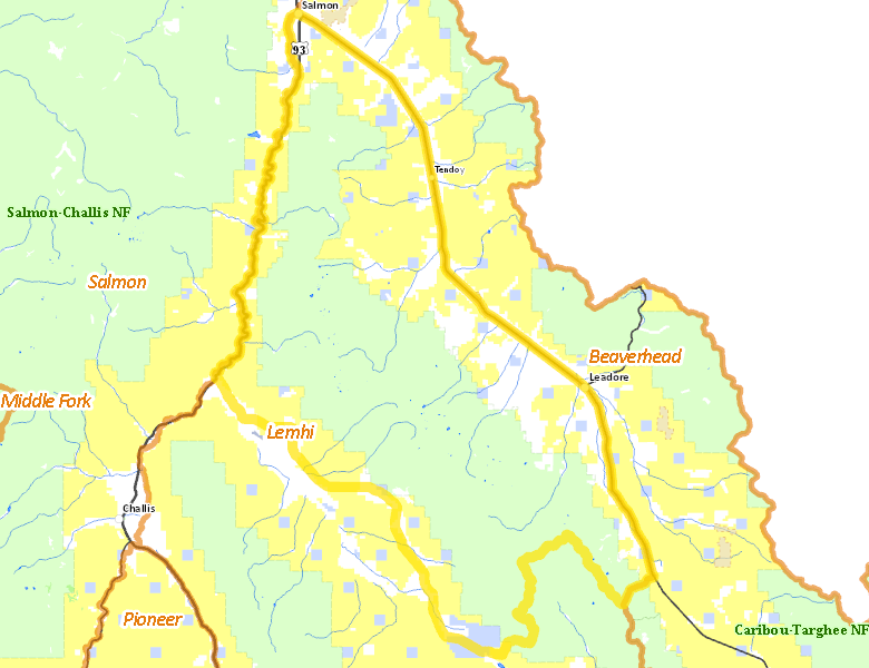 Map of Hunt Area