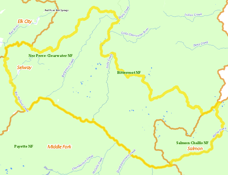 Map of Hunt Area