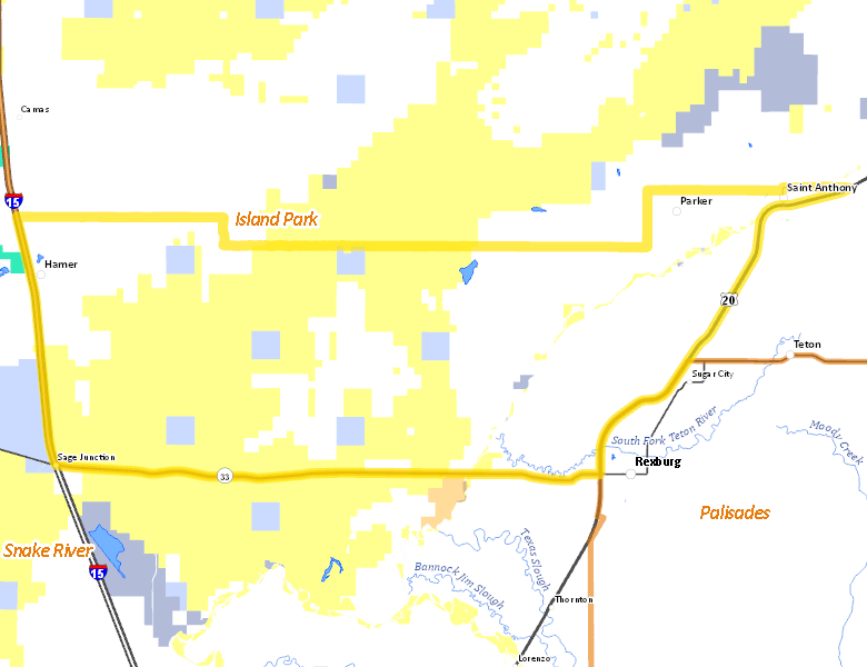 Map of Hunt Area