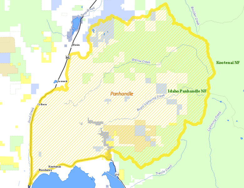 Map of Hunt Area