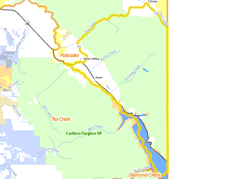 Swan Valley Idaho Map Hunt Area | Idaho Hunt Planner