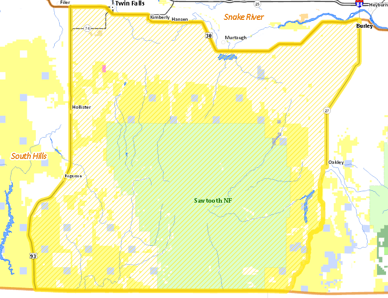 Map of Hunt Area