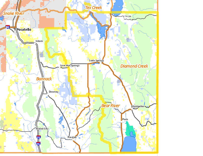 Map of Hunt Area