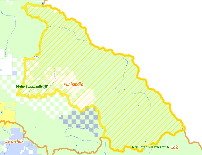 Map of Hunt Area