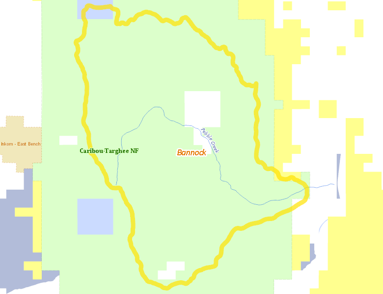 Map of Hunt Area