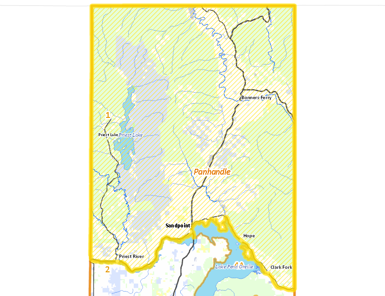 Map of Hunt Area