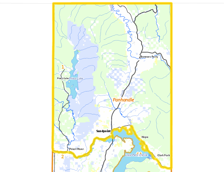 Map of Hunt Area