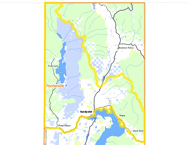 Map of Hunt Area