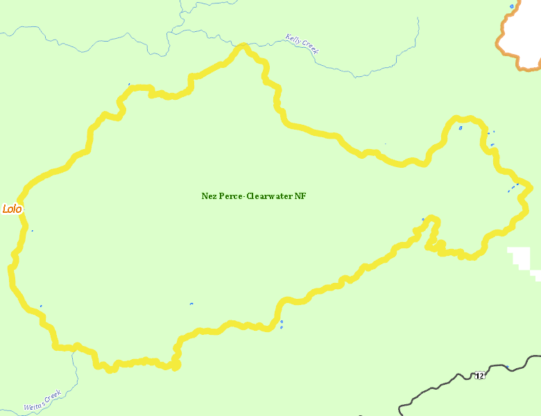 Map of Hunt Area