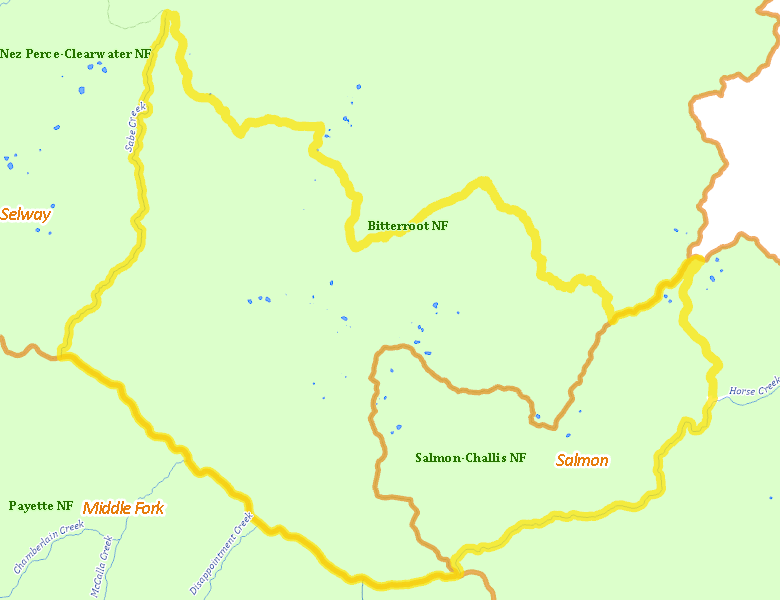 Map of Hunt Area