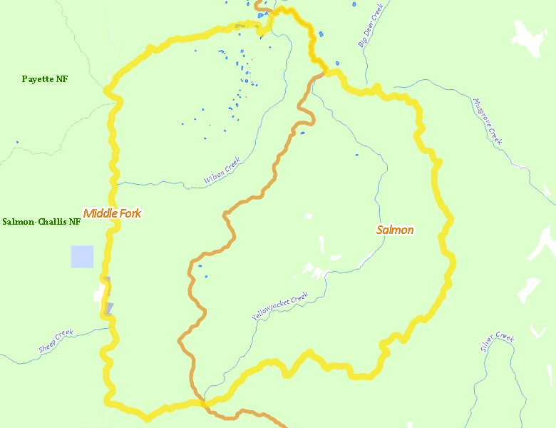 Map of Hunt Area