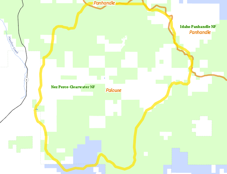 Map of Hunt Area