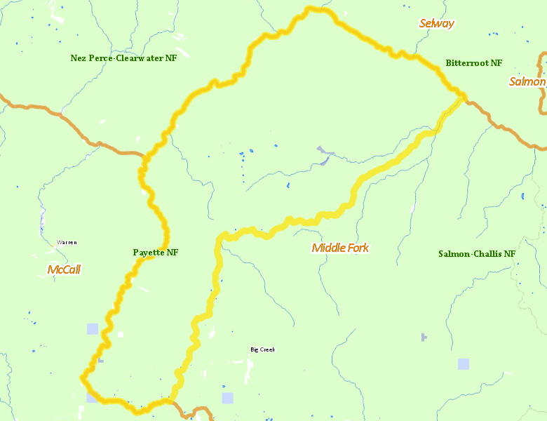 Map of Hunt Area