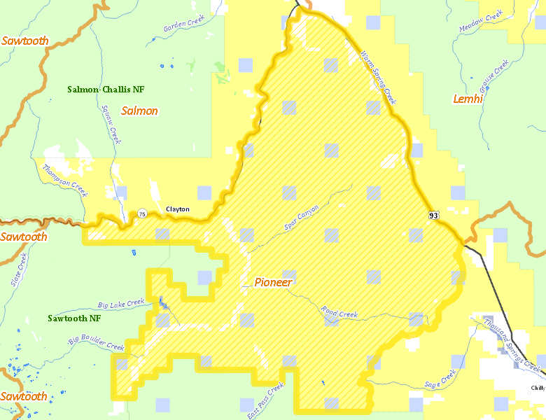 Unit 36A* Elk A Tag Pioneer Zone Idaho Hunt Planner