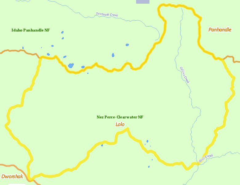 Map of Hunt Area