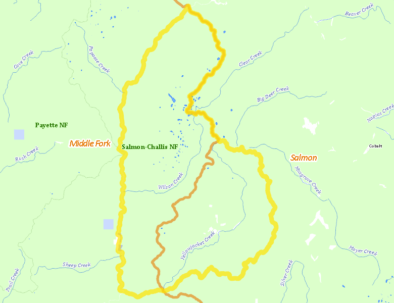 Map of Hunt Area