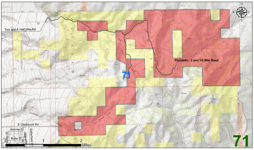 Idaho Access Yes Map Pocatello - 2 And 1/2 Mile Road Access Yes! Property | Idaho Fish And Game