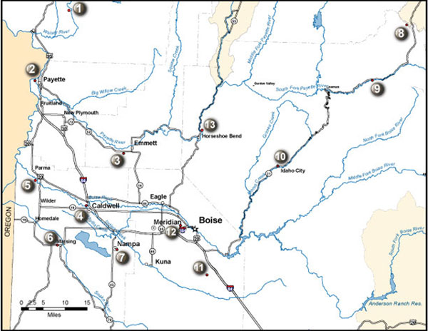 South Fork Boise River Map Family Fishing Waters - Southwest Region South | Idaho Fish And Game