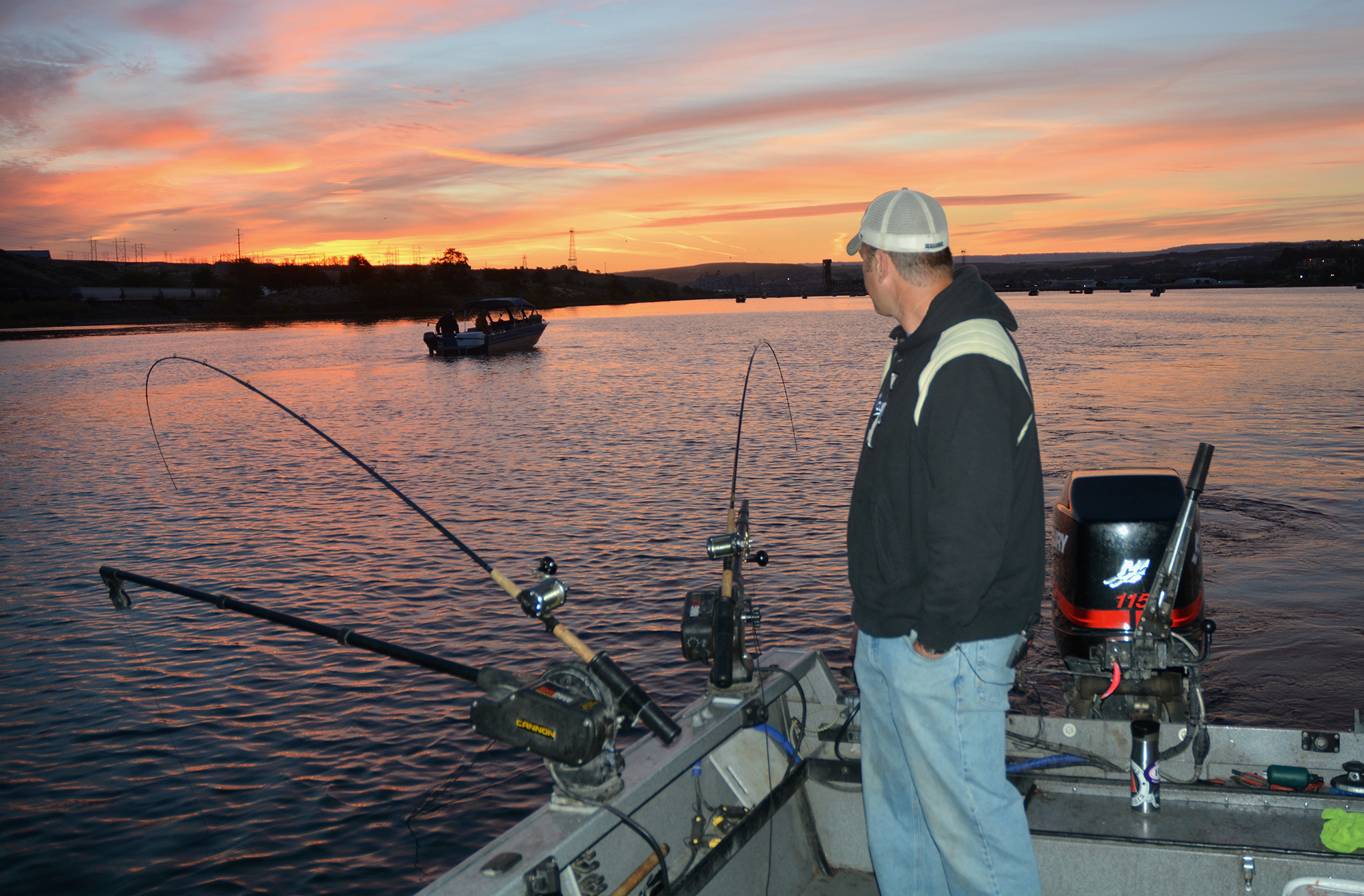 Lower Snake River trolling, Photo By Roger Phillips, IDFG.