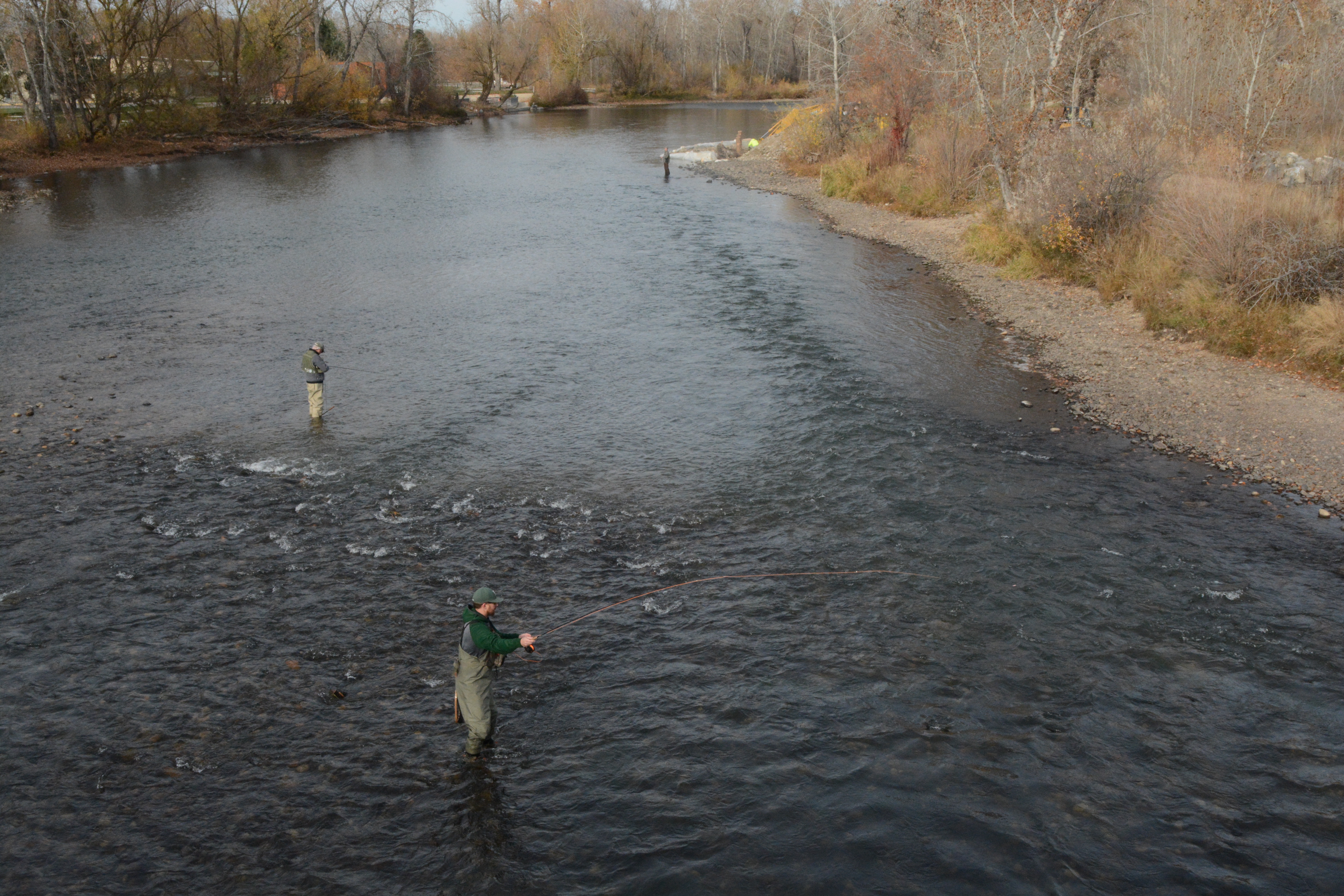 Boise River, trout fishing, habitat project, Southwest Region