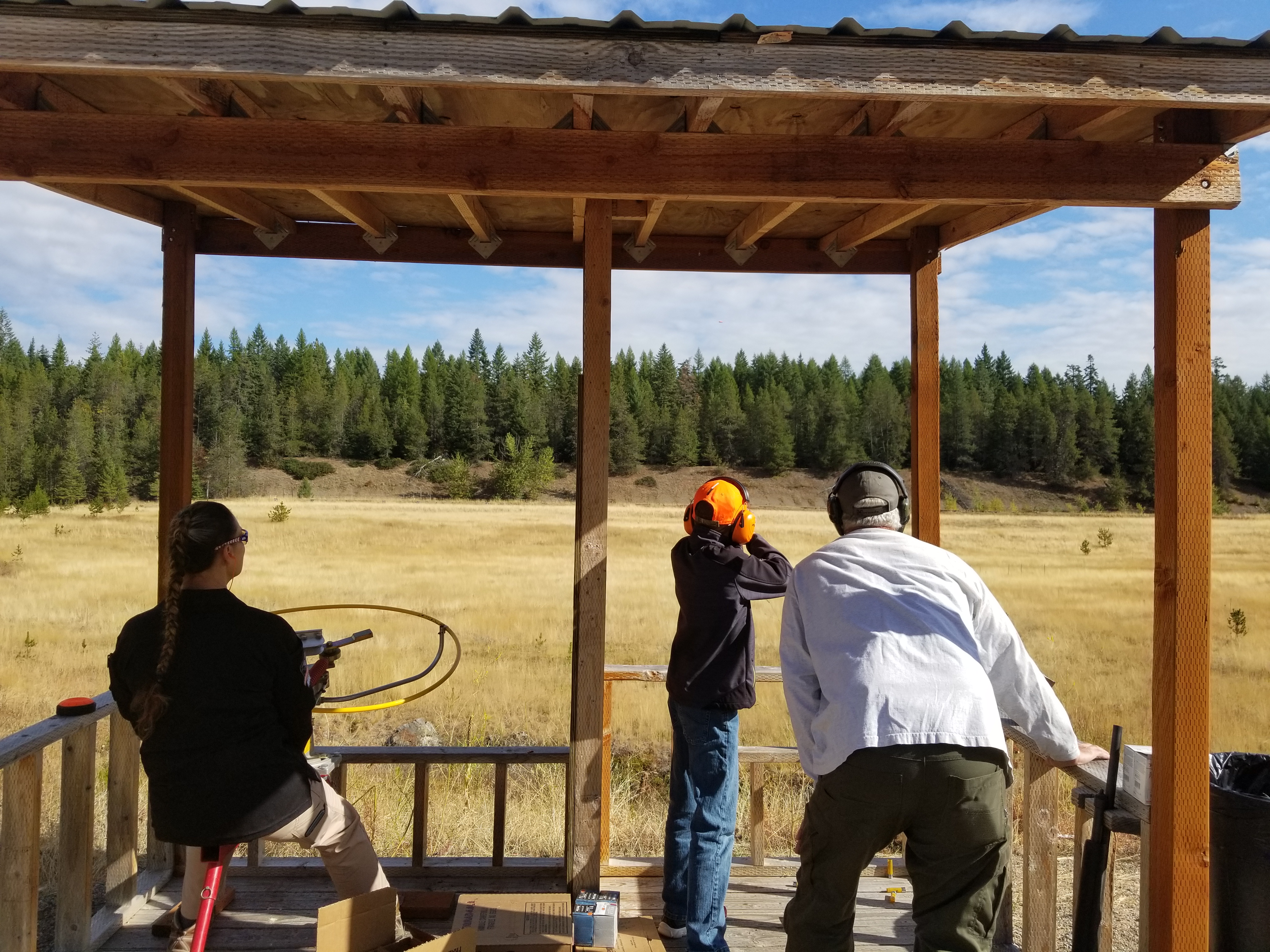 Clay shooting at Farragut