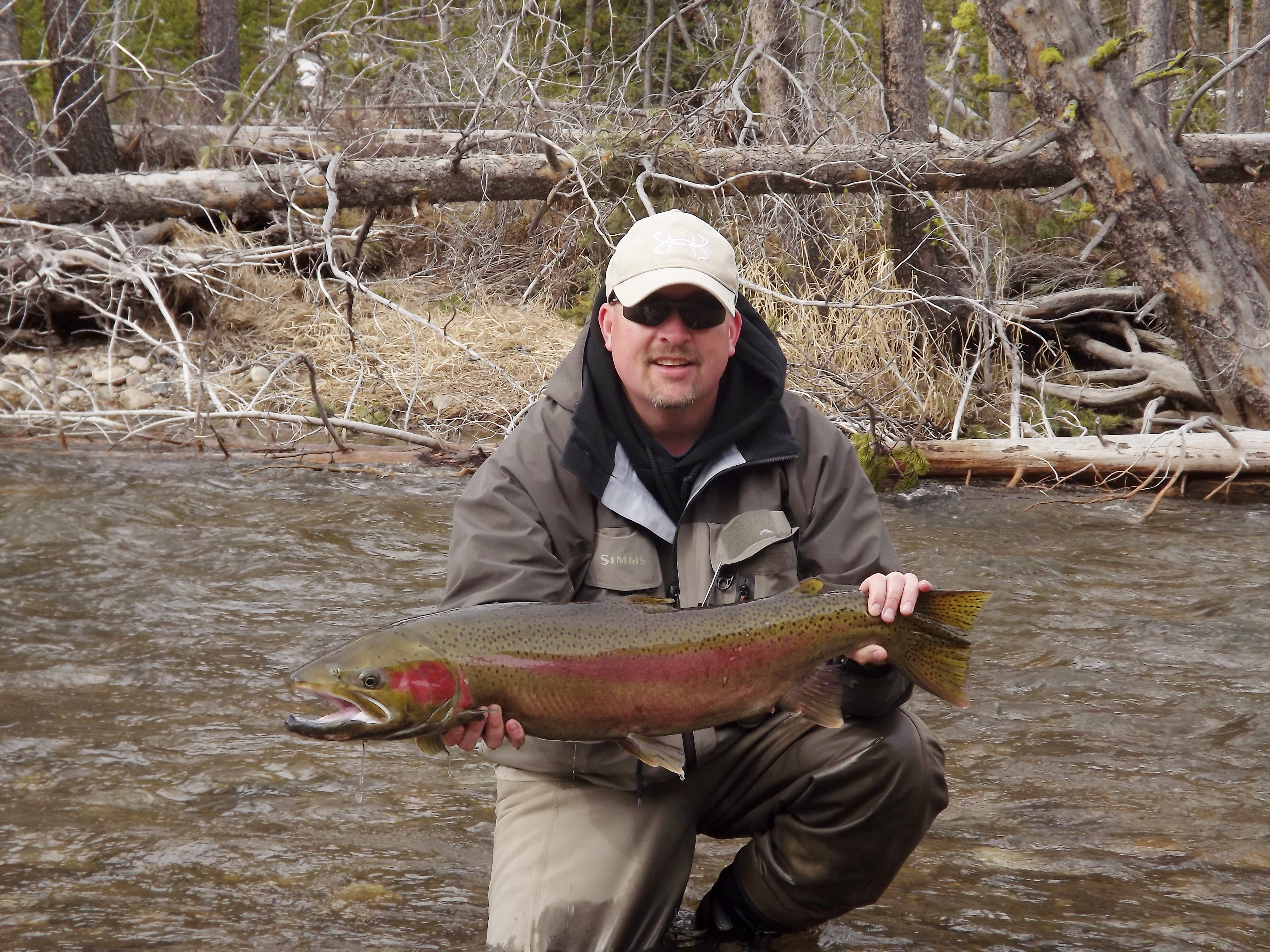 Fishing for steelhead on the upper Salmon River in 2013