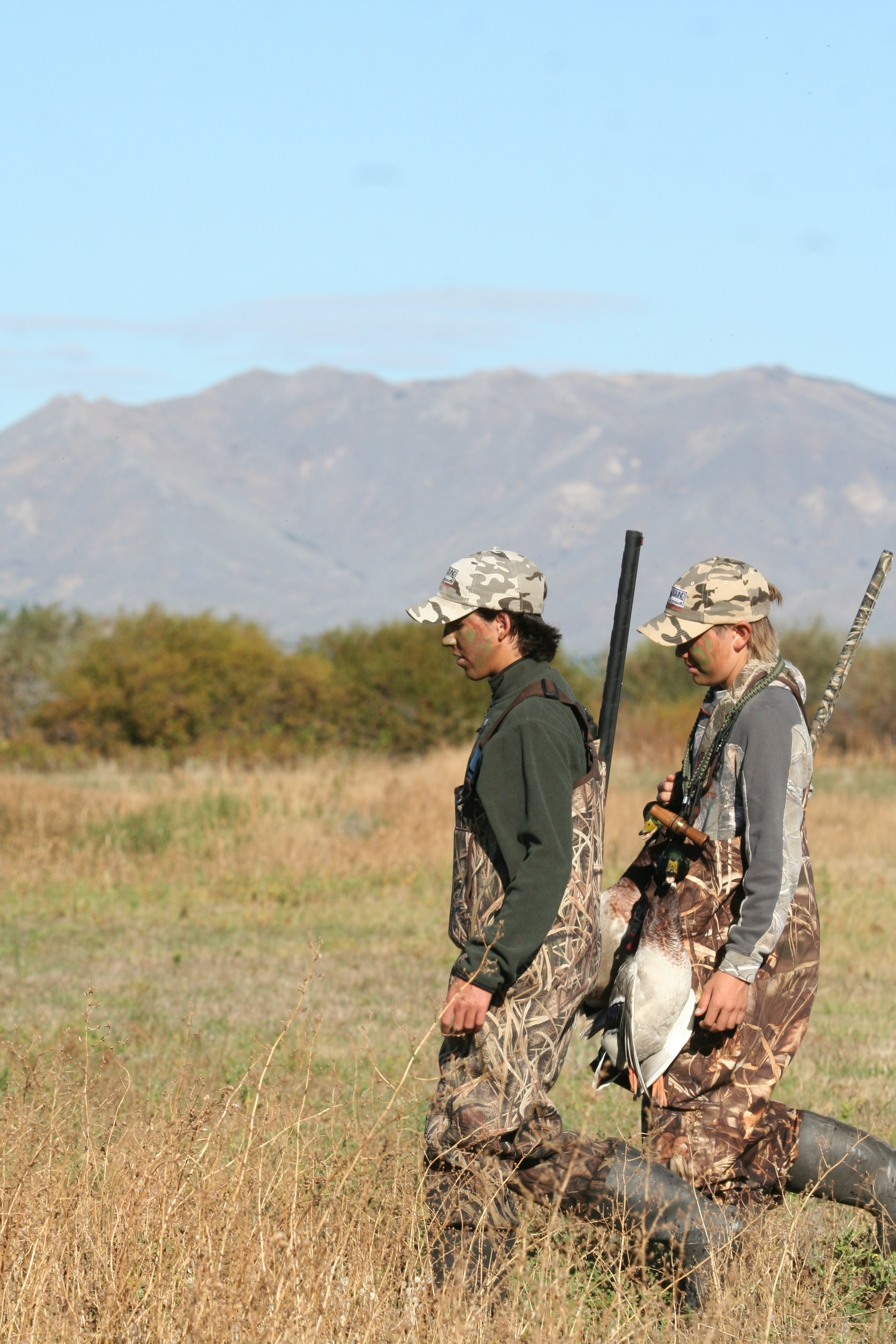 boys hunting ducks October 2015