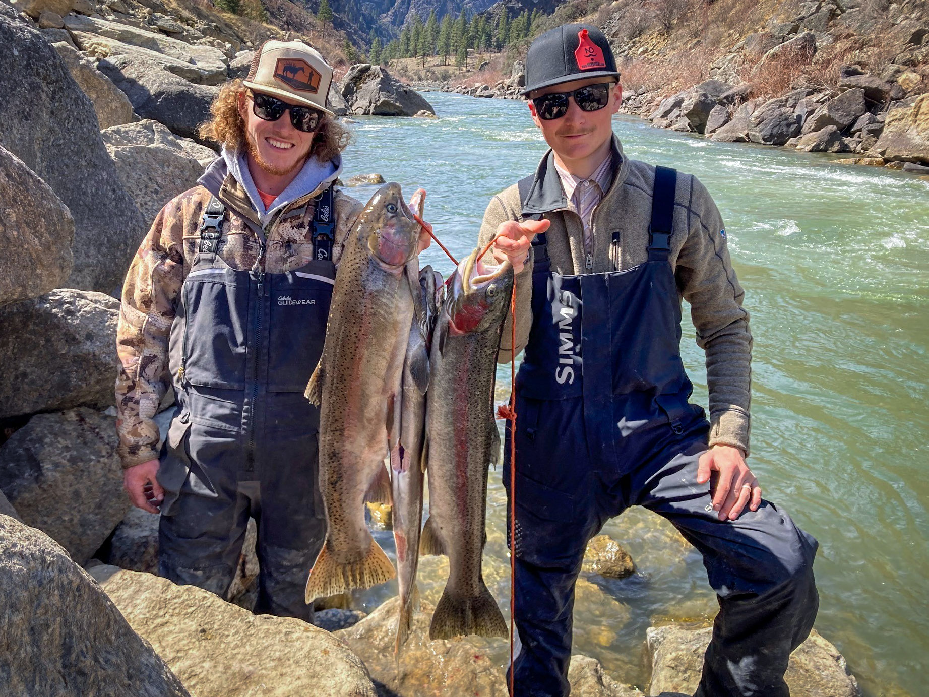 Anglers with their catch