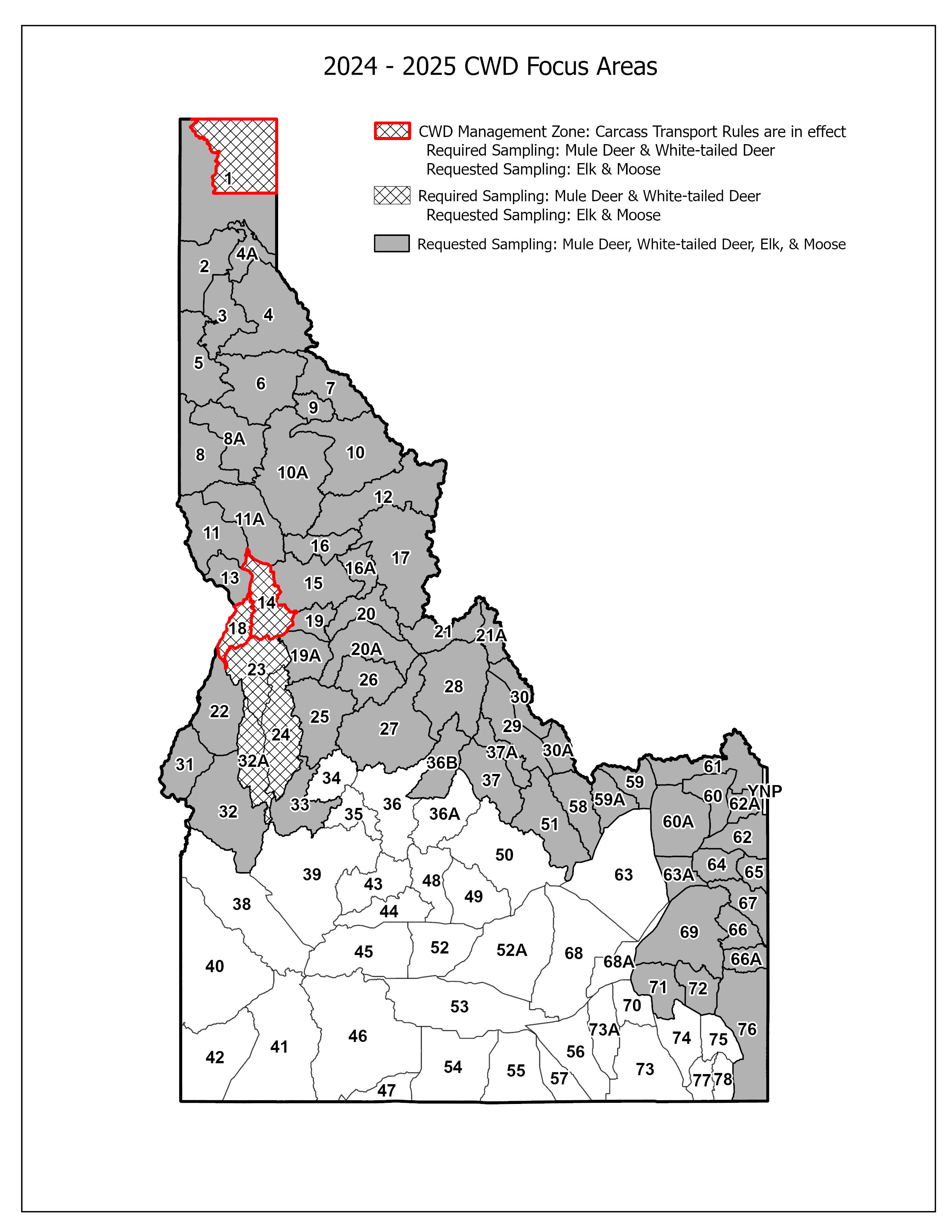 2024-2025 CWD focus areas