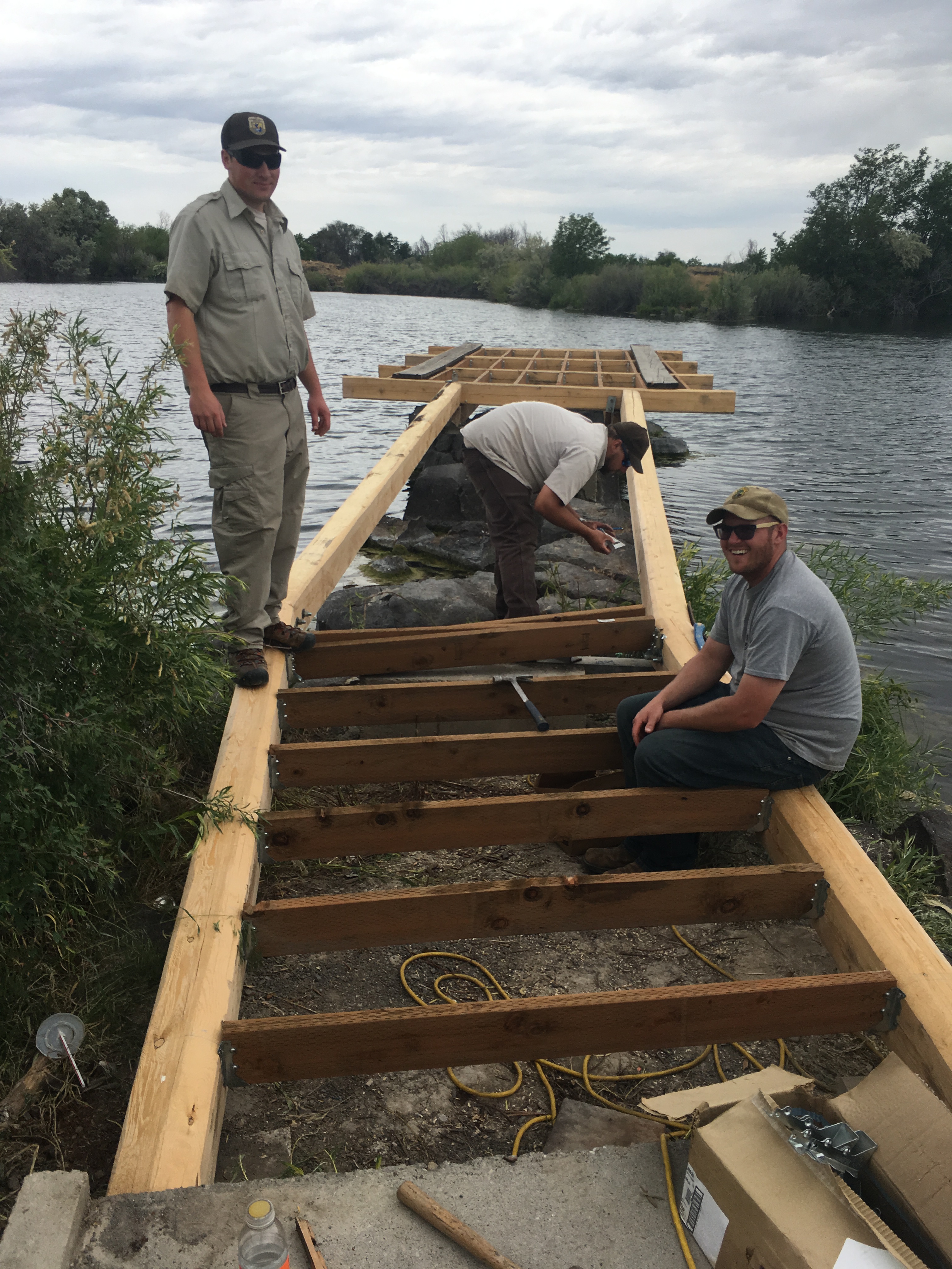 Oster Lake #1 ADA Fishing Pier Rebuild