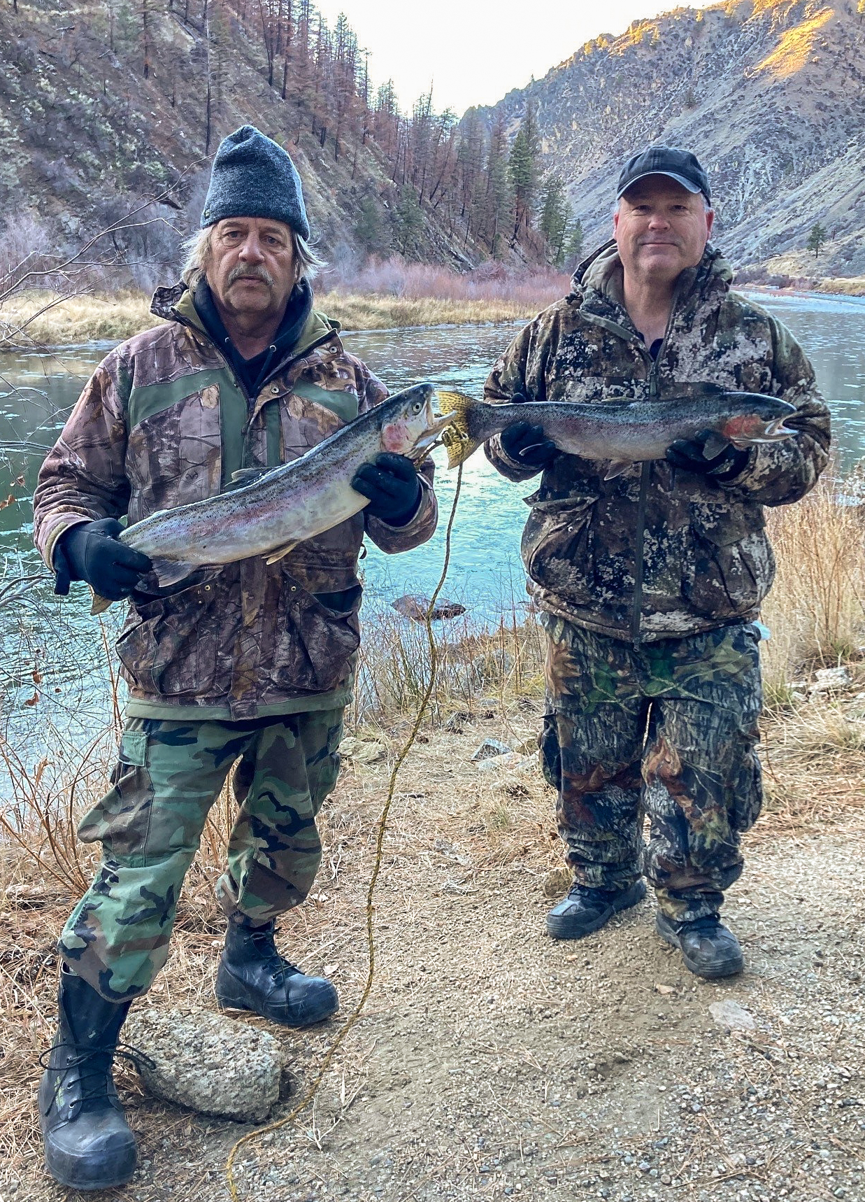 Anglers below NF