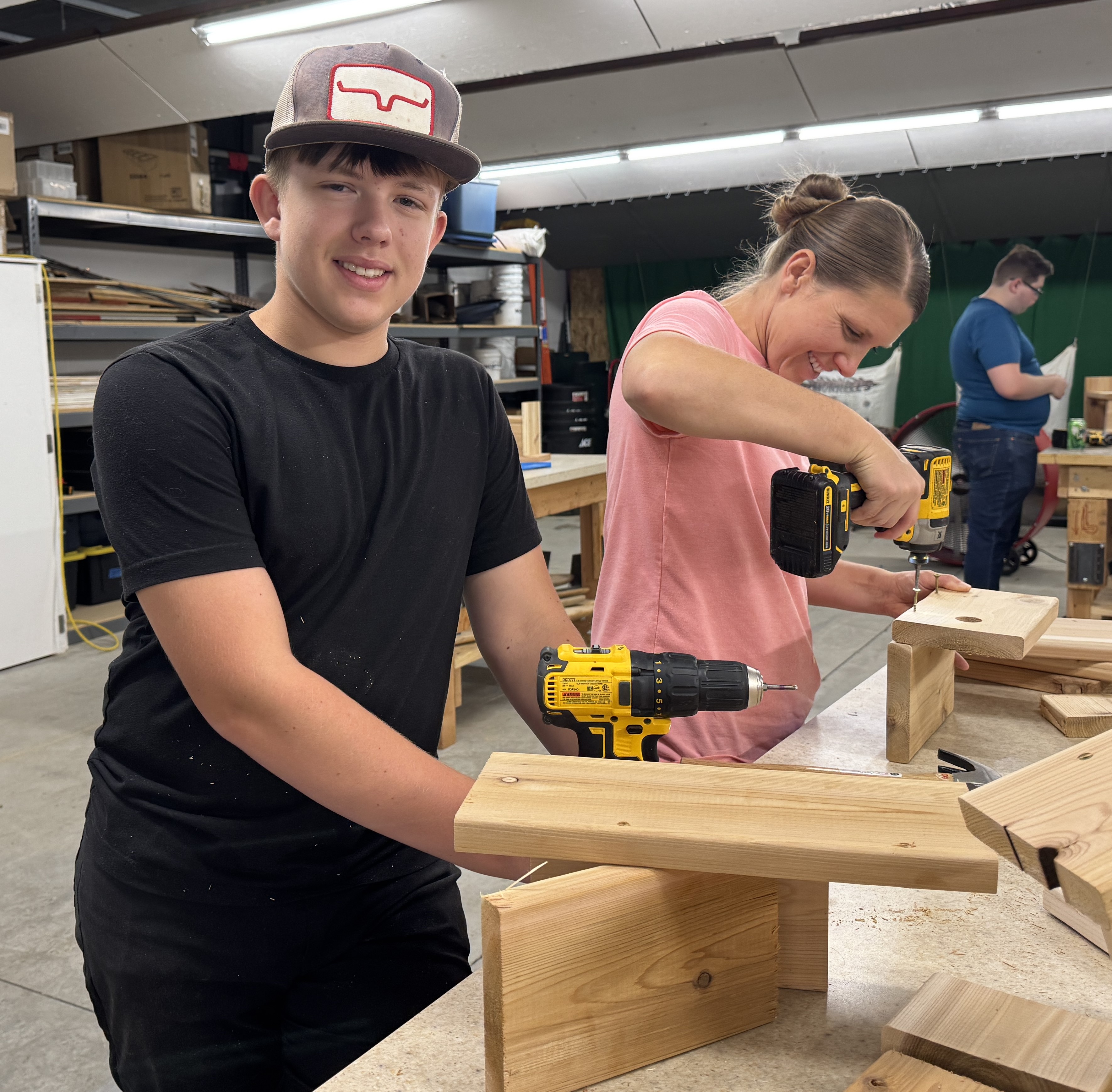 Simon bird box building