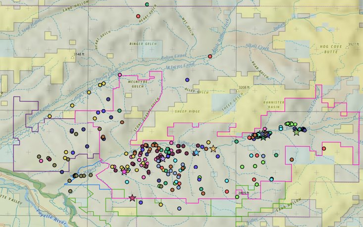 elk radio collar data unit 32 big willow