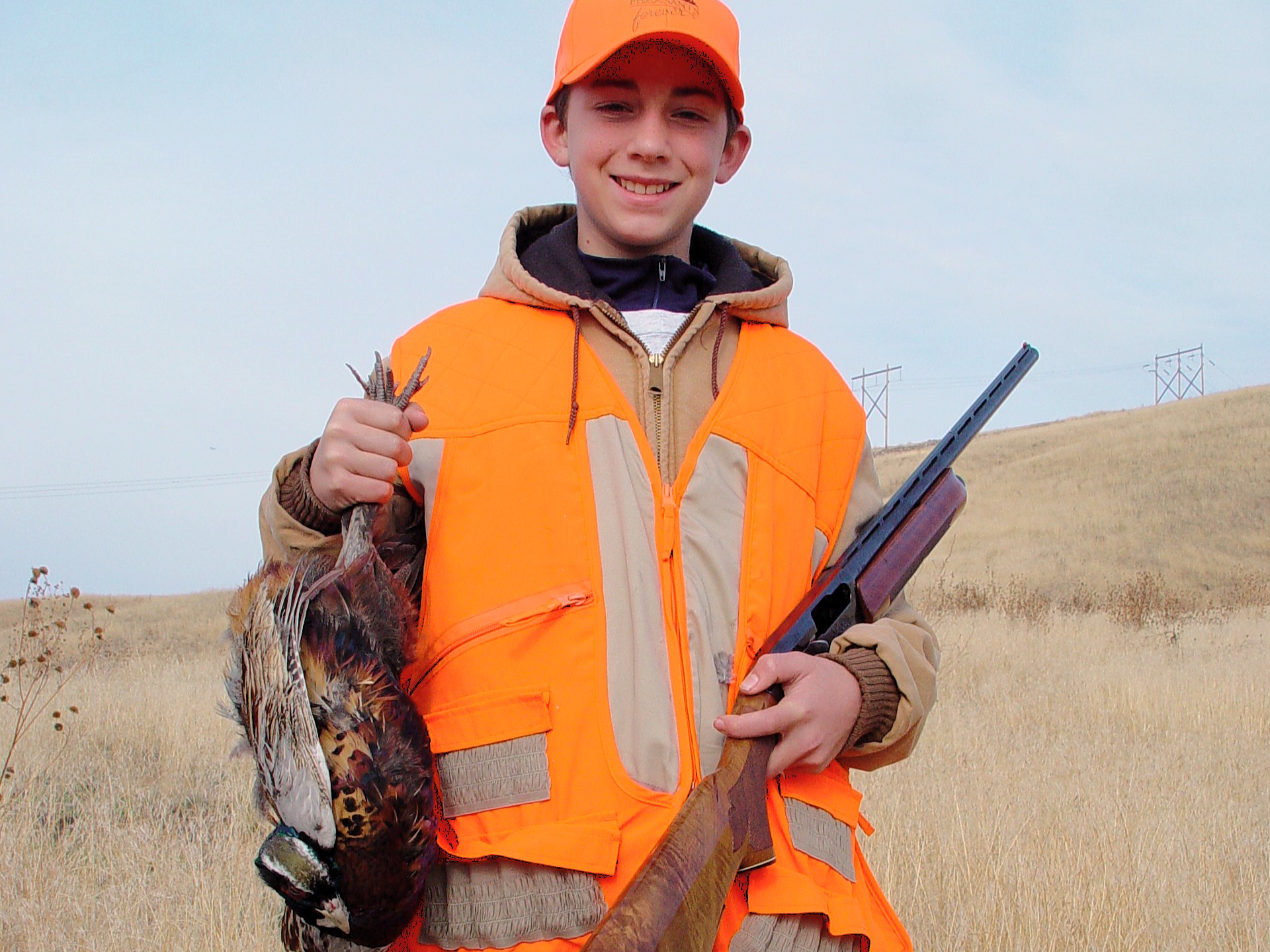 youth pheasant hunter