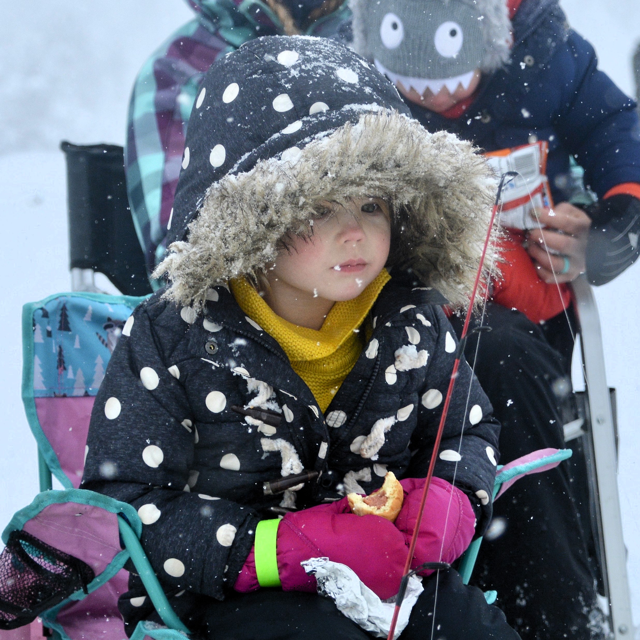 kid ice angler, Hyde pond