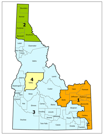 Idaho Duck zone map 2026
